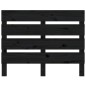 vidaXL Cabecero madera maciza de pino negro 90x3x80 cm vidaXL Cabecero madera maciza de pino negro 90x3x80 cm