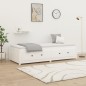 vidaXL Sofá cama madera maciza de pino blanco 80x200 cm