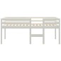 vidaXL Cama alta blanca madera maciza pino 75x190 cm vidaXL Cama alta blanca madera maciza pino 75x190 cm