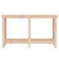 vidaXL Banco de trabajo de madera maciza de pino 140x50x80 cm vidaXL Banco de trabajo de madera maciza de pino 140x50x80 cm