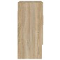vidaXL Armario de pared madera contrachapada roble sonoma 60x31x70 cm