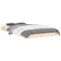 vidaXL Estructura de cama madera maciza de pino 90x190 cm