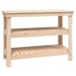vidaXL Banco de trabajo de madera maciza de pino 110,5x50x80 cm vidaXL Banco de trabajo de madera maciza de pino 110,5x50x80 cm