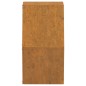 vidaXL Jardineras de pared 2 uds acero corten oxidado 30x10x25 cm vidaXL Jardineras de pared 2 uds acero corten oxidado 30x10x25 cm