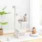vidaXL Árbol para gatos madera maciza de pino blanco 45,5x49x103 cm vidaXL Árbol para gatos madera maciza de pino blanco 45,5x49x103 cm