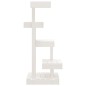 vidaXL Árbol para gatos madera maciza de pino blanco 45,5x49x103 cm vidaXL Árbol para gatos madera maciza de pino blanco 45,5x49x103 cm
