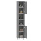 vidaXL Armario de baño madera contrachapada gris Sonoma 30x30x179 cm vidaXL Armario de baño madera contrachapada gris Sonoma 30x30x179 cm