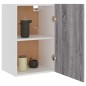 vidaXL Armario colgante madera contrachapada gris sonoma 39,5x31x60 cm vidaXL Armario colgante madera contrachapada gris sonoma 39,5x31x60 cm