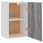 vidaXL Armario colgante madera contrachapada gris sonoma 39,5x31x60 cm vidaXL Armario colgante madera contrachapada gris sonoma 39,5x31x60 cm