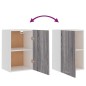 vidaXL Armario colgante madera contrachapada gris sonoma 39,5x31x60 cm vidaXL Armario colgante madera contrachapada gris sonoma 39,5x31x60 cm