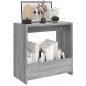 vidaXL Mesa auxiliar madera contrachapada gris Sonoma 50x26x50 cm vidaXL Mesa auxiliar madera contrachapada gris Sonoma 50x26x50 cm