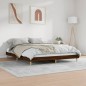 vidaXL Estructura de cama madera contrachapada marrón roble 150x200 cm