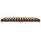 vidaXL Estructura de cama madera contrachapada marrón roble 150x200 cm