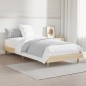 vidaXL Estructura de cama madera contrachapada roble Sonoma 75x190 cm vidaXL Estructura de cama madera contrachapada roble Sonoma 75x190 cm