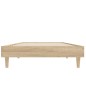 vidaXL Estructura de cama madera contrachapada roble Sonoma 75x190 cm vidaXL Estructura de cama madera contrachapada roble Sonoma 75x190 cm