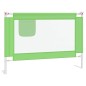 vidaXL Barandilla de seguridad cama de niño tela verde 90x25 cm vidaXL Barandilla de seguridad cama de niño tela verde 90x25 cm