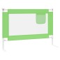 vidaXL Barandilla de seguridad cama de niño tela verde 90x25 cm vidaXL Barandilla de seguridad cama de niño tela verde 90x25 cm