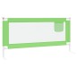 vidaXL Barandilla de seguridad cama de niño verde tela 190x25 cm vidaXL Barandilla de seguridad cama de niño verde tela 190x25 cm