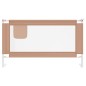 vidaXL Barandilla de seguridad cama de niño gris taupe tela 140x25 cm vidaXL Barandilla de seguridad cama de niño gris taupe tela 140x25 cm