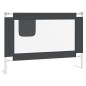 vidaXL Barandilla de seguridad cama de niño tela gris oscuro 90x25 cm vidaXL Barandilla de seguridad cama de niño tela gris oscuro 90x25 cm
