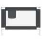 vidaXL Barandilla de seguridad cama de niño tela gris oscuro 90x25 cm vidaXL Barandilla de seguridad cama de niño tela gris oscuro 90x25 cm