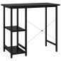 vidaXL Escritorio para ordenador de MDF y metal negro 80x40x72 cm vidaXL Escritorio para ordenador de MDF y metal negro 80x40x72 cm