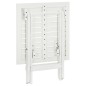 vidaXL Mesa terraza bistró madera maciza de acacia blanco 46x46x47 cm vidaXL Mesa terraza bistró madera maciza de acacia blanco 46x46x47 cm
