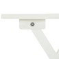 vidaXL Mesa terraza bistró madera maciza de acacia blanco 46x46x47 cm vidaXL Mesa terraza bistró madera maciza de acacia blanco 46x46x47 cm