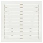 vidaXL Mesa terraza bistró madera maciza de acacia blanco 46x46x47 cm vidaXL Mesa terraza bistró madera maciza de acacia blanco 46x46x47 cm