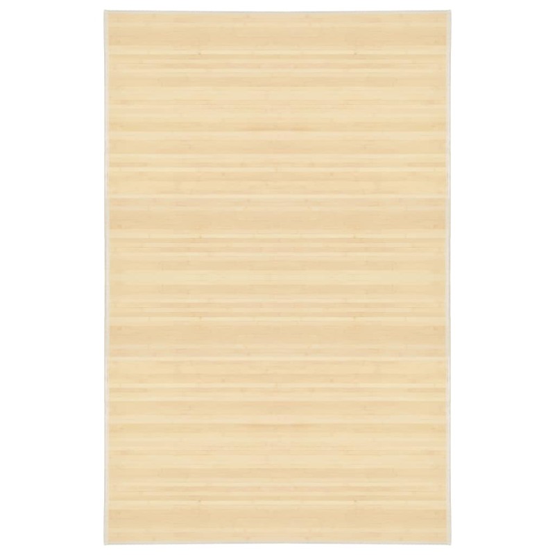 vidaXL Alfombra de bambú color natural 100x160 cm vidaXL Alfombra de bambú color natural 100x160 cm