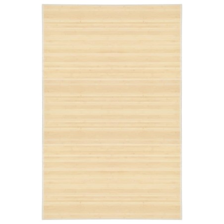 vidaXL Alfombra de bambú color natural 100x160 cm