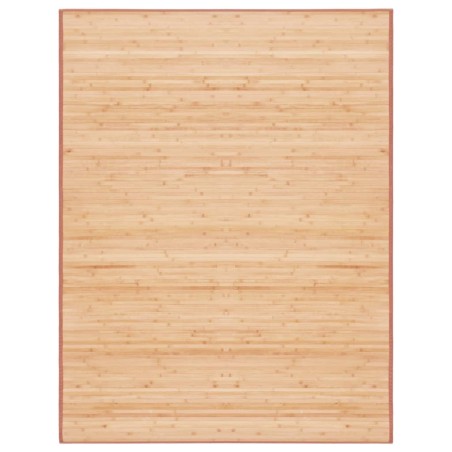 vidaXL Alfombra de bambú marrón 150x200 cm