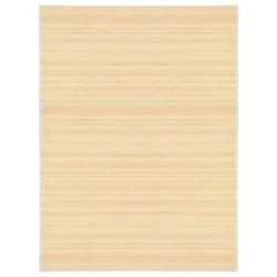 vidaXL Alfombra de bambú color natural 150x200 cm