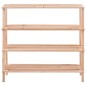 vidaXL Zapatero de 4 alturas madera maciza de abeto vidaXL Zapatero de 4 alturas madera maciza de abeto