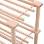 vidaXL Zapatero de 4 alturas madera maciza de abeto vidaXL Zapatero de 4 alturas madera maciza de abeto