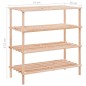 vidaXL Zapatero de 4 alturas madera maciza de abeto vidaXL Zapatero de 4 alturas madera maciza de abeto