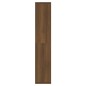 vidaXL Mueble con espejo y LED marrón roble 91x15x76,5 cm vidaXL Mueble con espejo y LED marrón roble 91x15x76,5 cm