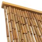 vidaXL Cortina de bambú para puerta contra insectos 100x220 cm