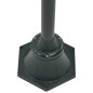vidaXL Farola de jardín con 2 luces aluminio verde oscuro E27 220 cm vidaXL Farola de jardín con 2 luces aluminio verde oscuro E27 220 cm