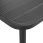 vidaXL Juego de comedor de jardín 5 piezas acero gris oscuro vidaXL Juego de comedor de jardín 5 piezas acero gris oscuro