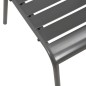 vidaXL Juego de comedor de jardín 5 piezas acero gris oscuro vidaXL Juego de comedor de jardín 5 piezas acero gris oscuro