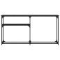 vidaXL Mesa consola madera de ingeniería negra 145x22,5x75 cm vidaXL Mesa consola madera de ingeniería negra 145x22,5x75 cm