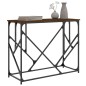 vidaXL Mesa consola madera de ingeniería marrón roble 100x40x80 cm vidaXL Mesa consola madera de ingeniería marrón roble 100x40x80 cm