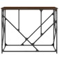 vidaXL Mesa consola madera de ingeniería marrón roble 100x40x80 cm vidaXL Mesa consola madera de ingeniería marrón roble 100x40x80 cm