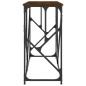vidaXL Mesa consola madera de ingeniería marrón roble 100x40x80 cm vidaXL Mesa consola madera de ingeniería marrón roble 100x40x80 cm
