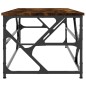 vidaXL Mesa de centro madera contrachapada roble ahumado 100x50x40 cm vidaXL Mesa de centro madera contrachapada roble ahumado 100x50x40 cm