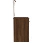 vidaXL Tocador con LED madera contrachapada marrón roble 90x50x132,5cm vidaXL Tocador con LED madera contrachapada marrón roble 90x50x132,5cm