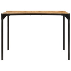 vidaXL Mesa de comedor madera maciza de mango 110x110x76 cm