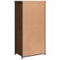vidaXL Aparador alto madera contrachapada marrón roble 62x36x121,5 cm vidaXL Aparador alto madera contrachapada marrón roble 62x36x121,5 cm