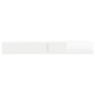 vidaXL Muebles de TV con luces LED 2 uds blanco brillo 60x35x15,5 cm